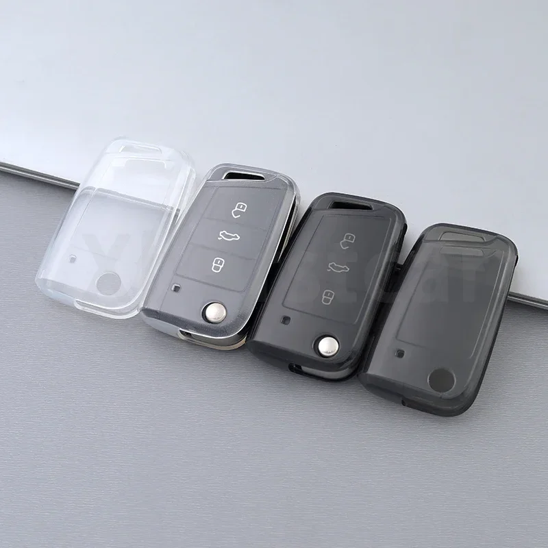 Funda de TPU para llave plegable: Škoda Octavia, VW Golf 7 y SEAT León - imagen 3