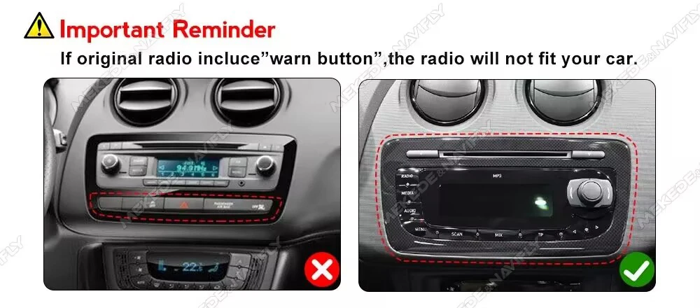 Autoradio MEKEDE Android para Seat Ibiza 6J