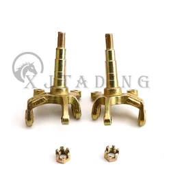 1 par de husillos de nudillo de puntal de dirección de 17mm-20mm aptos para China ATV 110cc 150cc 200cc 250cc Go Kart Buggy UTV Quad piezas de bicicleta