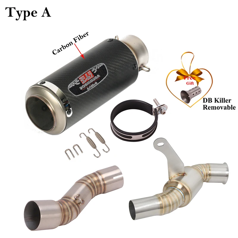 Silenciador con tubo intermedio de 51 mm para CFMOTO CLX 700 Sport - imagen 3