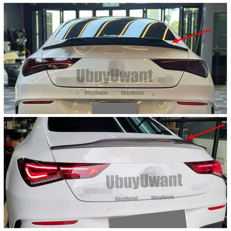Alerón trasero fibra carbono estilo PSM Mercedes CLA W118 C118 2019-2024 - imagen 4