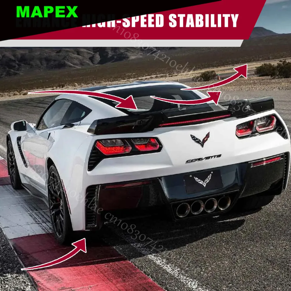 Alerón tapa maletero Z06 fibra carbono para Corvette C7 2014-2019 - imagen 3