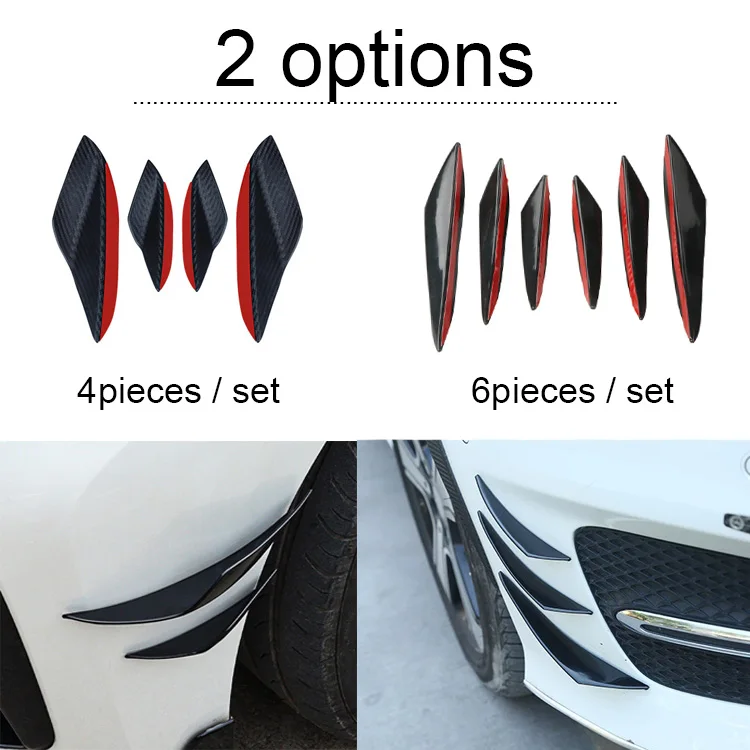 Kit tuning universal: difusores, alerón carbono y protección parachoques - imagen 2