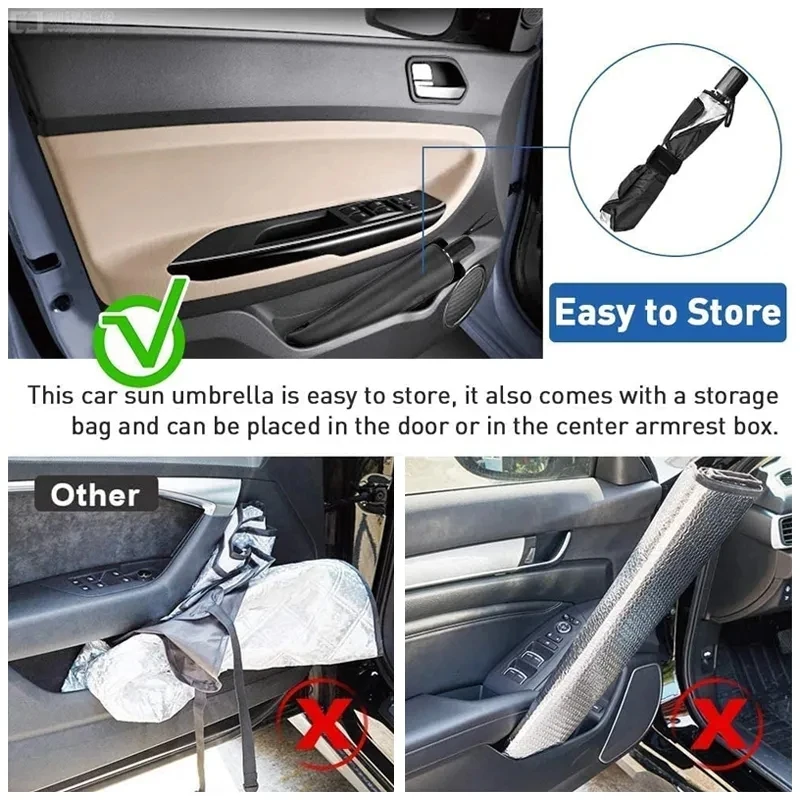 Parasol para parabrisas Peugeot 206/207/308/3008 UV reflectante - imagen 4