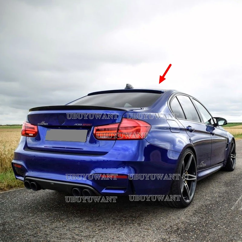 Alerón de techo carbono BMW F30 vista lateral