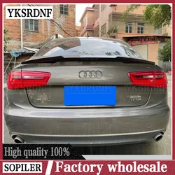 Alerón trasero de carbono forjado para Audi A6 C7 sedán 2012-2016