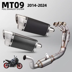 Escape completo acero inoxidable MT09 MT09SP FZ09 XSR900 2021-2023