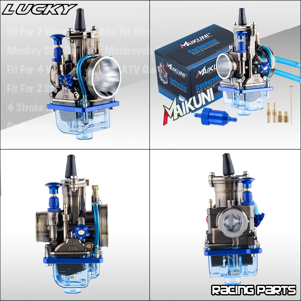 Carburador PWK Mikuni universal para moto 2T/4T 21-34 mm - imagen 4