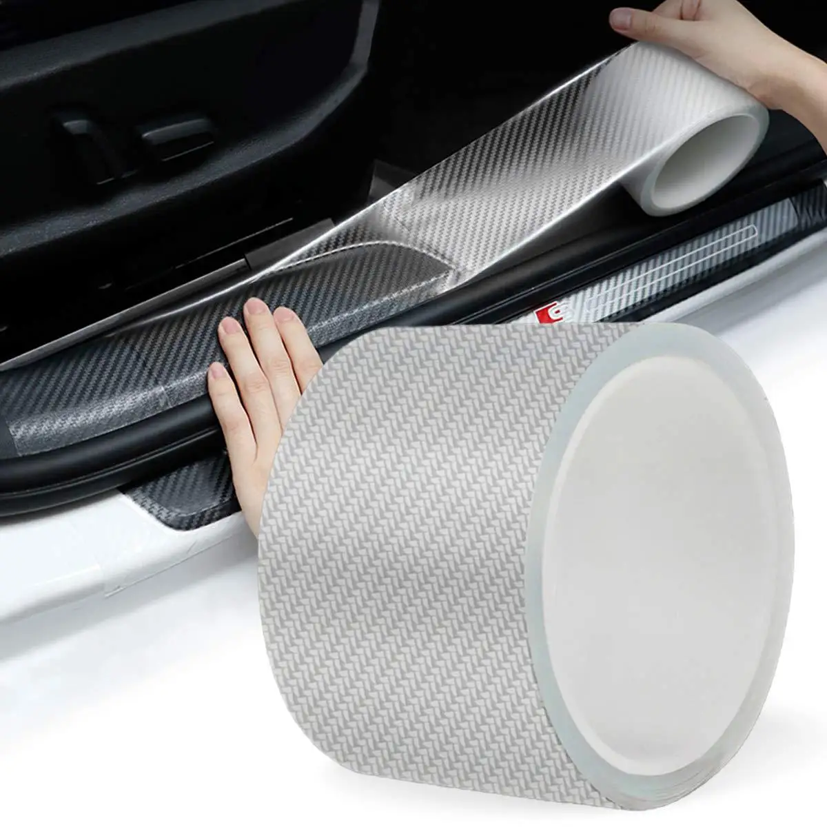 3M Protector umbral coche transparente antiarañazos – universal - imagen 2
