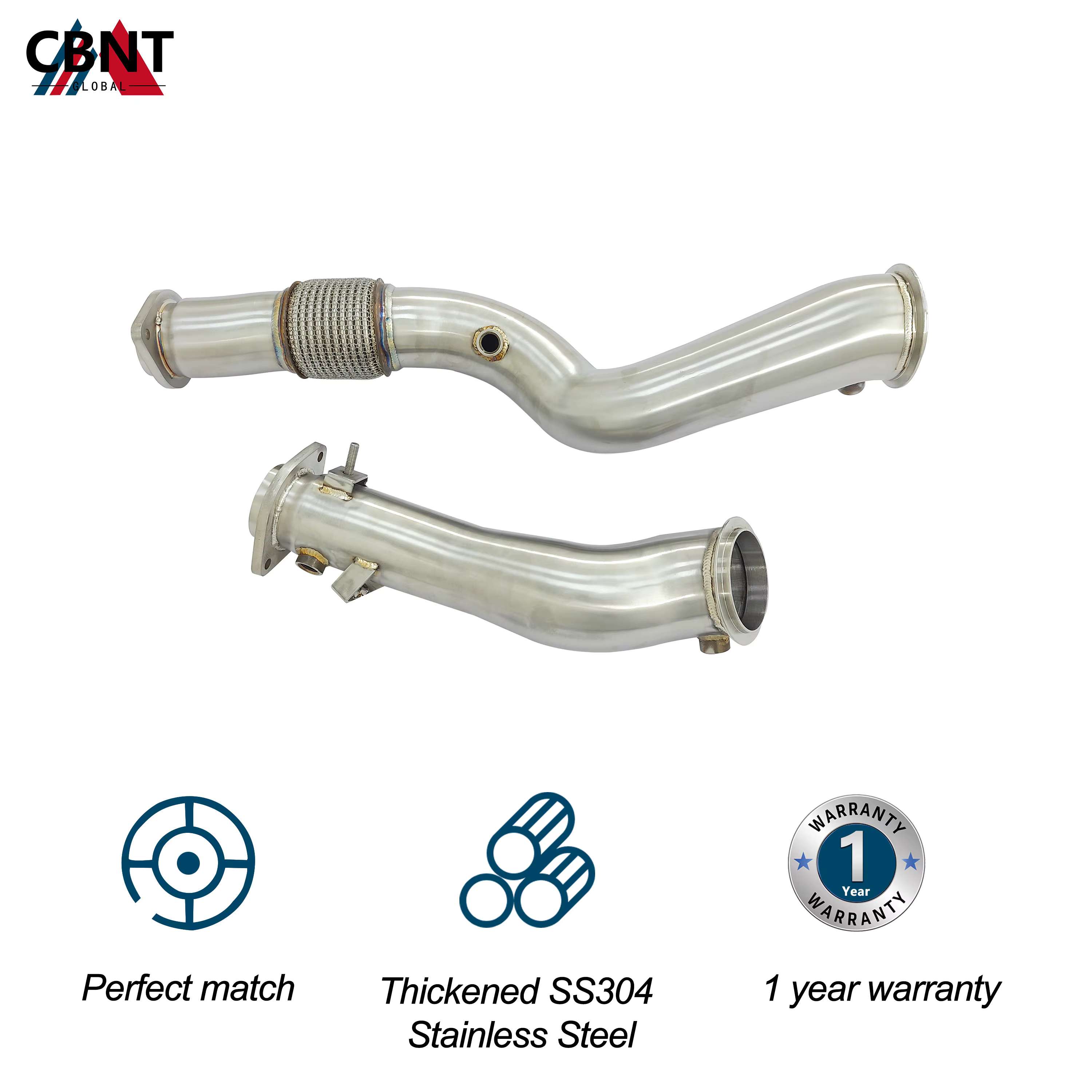 CBNT Downpipe sin catalizador para BMW M2 G87, M3 G80 y M4 G82 - imagen 5