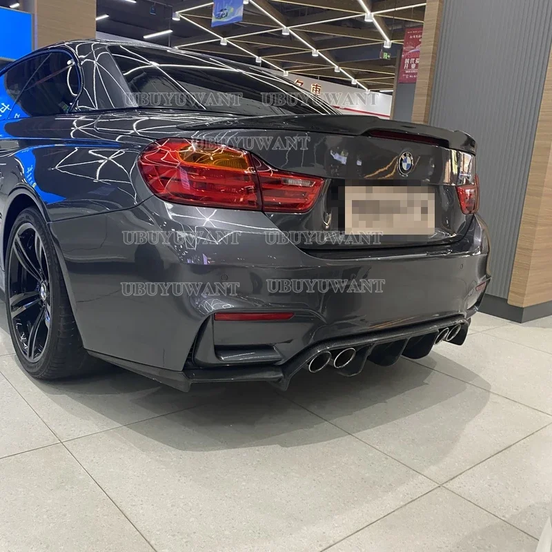 Alerón trasero BMW Serie 4 F33/F83 estilo M4 en fibra de carbono - imagen 4