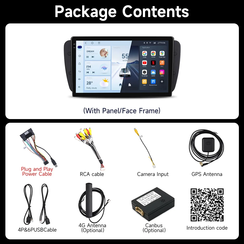 Radio Multimedia 2 DIN JIUYIN con CarPlay y GPS – Seat Ibiza 2009-2013 - imagen 5