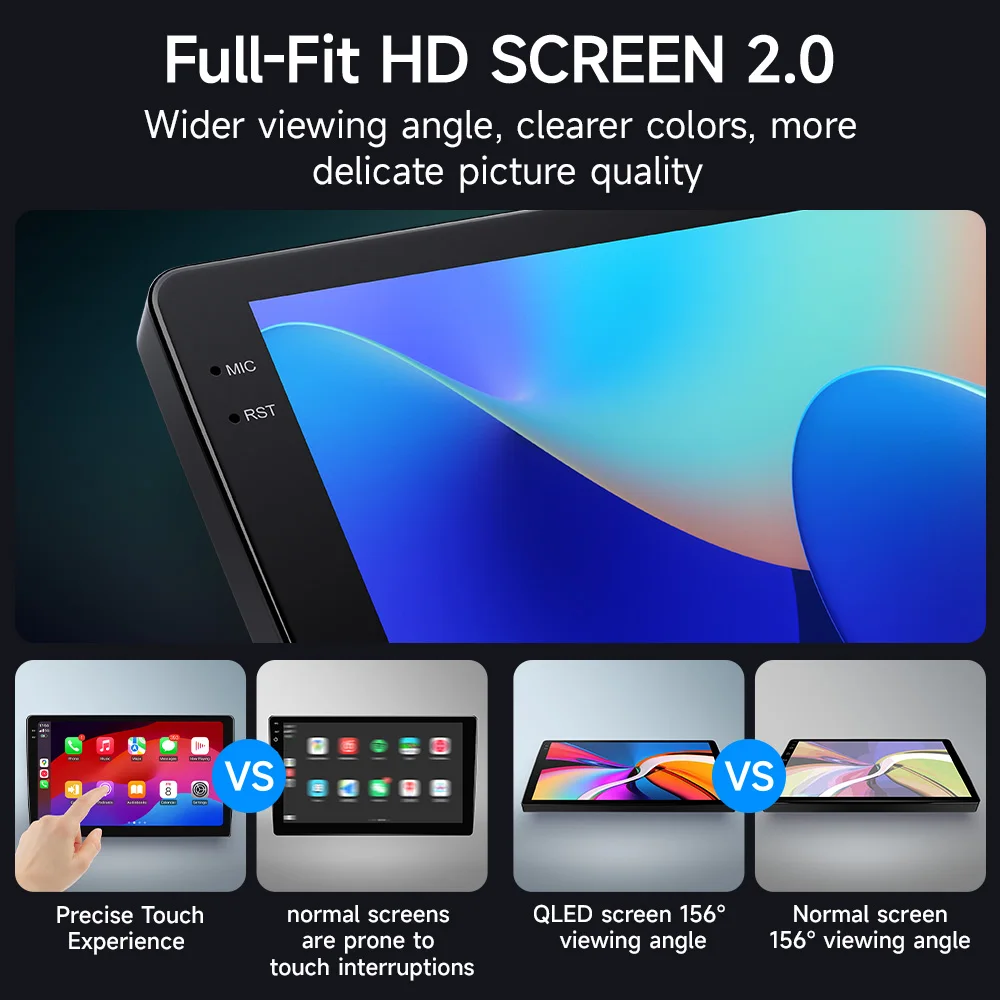 JIUYIN Radio de coche para Smart Fortwo 451 2005 - 2015 CarPlay inalámbrico Android Auto No 2 din 2din DVD - imagen 3