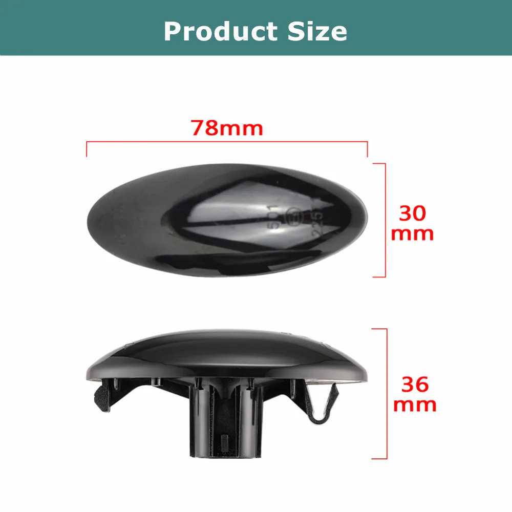 Lámpara LED de intermitente dinámica para Toyota Yaris y Corolla - imagen 2