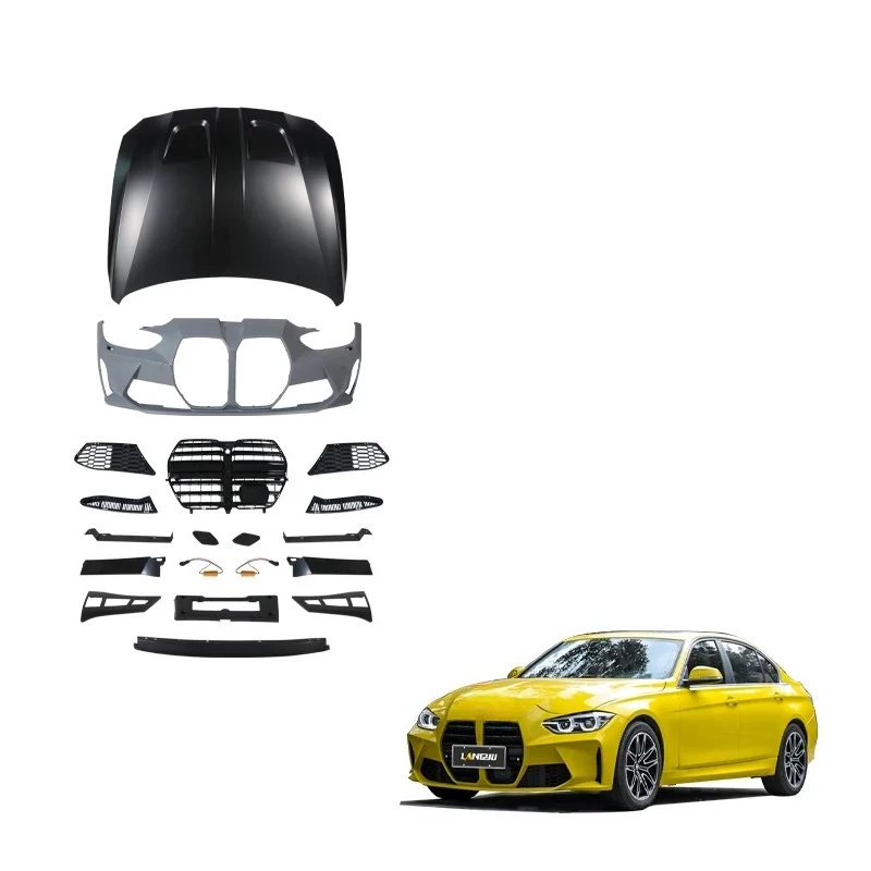 Kit de carrocería estilo M3 BMW F30/F35 con capó de aluminio
