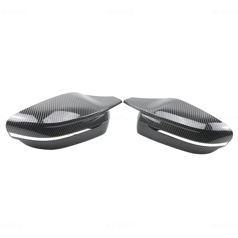 Tapa de retrovisor BMW G20/G21/G30/G22/G23, carbono negro brillo - imagen 4