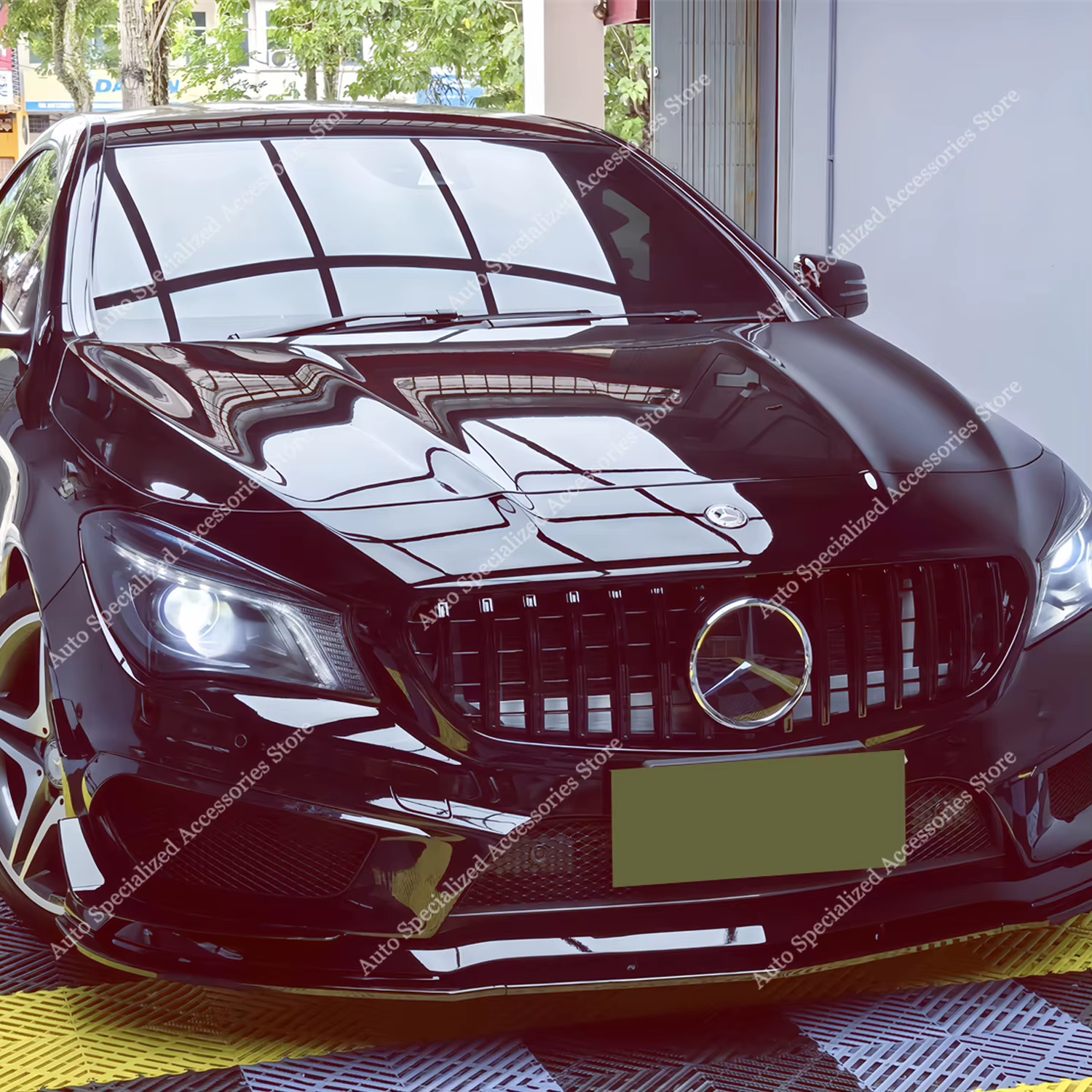Canards delanteros Aero Flicks para Mercedes Clase A W176 AMG-Line - imagen 3