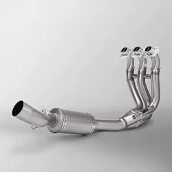 Colector escape deportivo Trident 660 Triumph – acero inoxidable