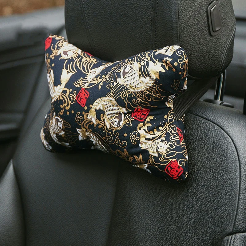Almohada cervical universal para coche JDM con diseño ukiyo-e - imagen 5