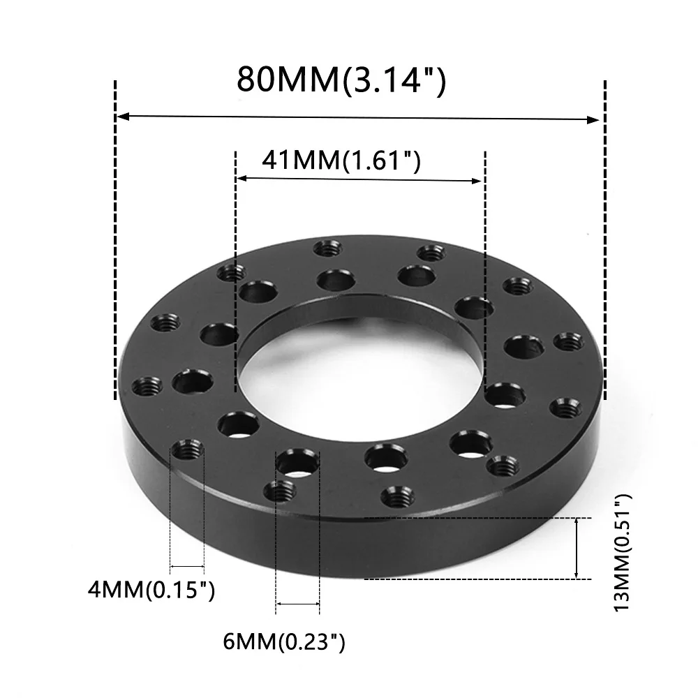 Placa adaptadora volante CNC 70mm con kit herramientas – Logitech G25 G27 G920 - imagen 2