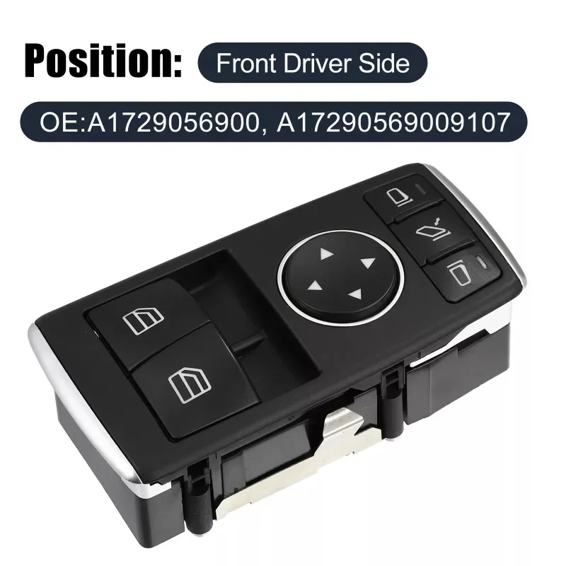 A1729056800 Interruptor del elevalunas Mercedes-Benz SL R231 y C204 - imagen 2