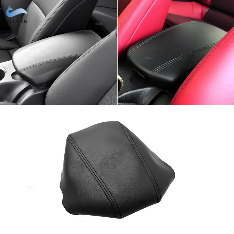 Cubierta caja reposabrazos cuero microfibra Hyundai Genesis 2009-2014 - imagen 2