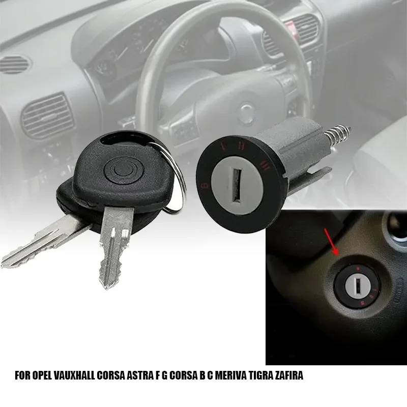 Cilindro de bloqueo con llave para Opel Astra F Corsa A B Cadet D E