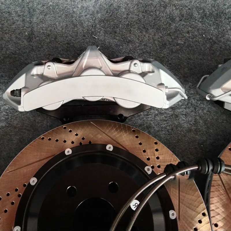 Kit frenos Syeten discos ranurados y pinzas para Volvo S60 - imagen 4