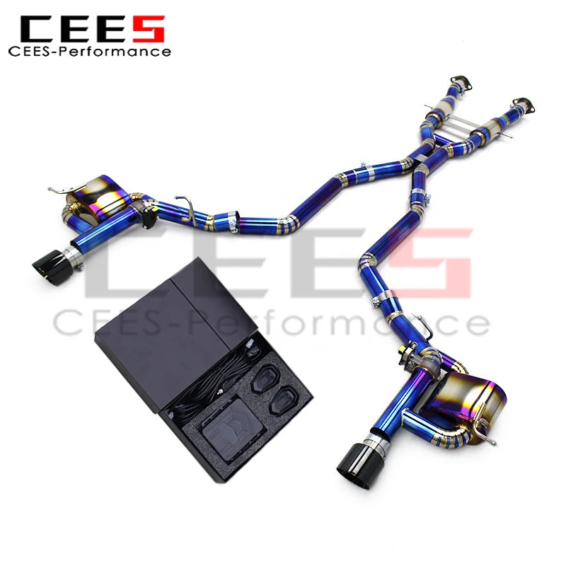 Escape de titanio Cees Catback para Jeep Grand Cherokee 6.4L 2011-2020 - imagen 2