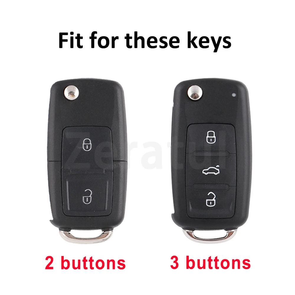 Funda protectora de llave TPU para Skoda Octavia y Volkswagen Golf, Passat y Polo - imagen 2
