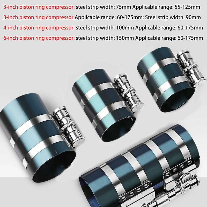 Juego compresor y expansor de anillos de pistón para motor taller - imagen 4