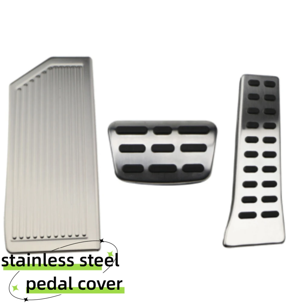 Para Hyundai Tucson 2015 2016 2017 2018 2019 2020 sin perforación de acero inoxidable cubierta de Pedal de reposapiés izquierdo accesorios de almohadilla antideslizante - imagen 2