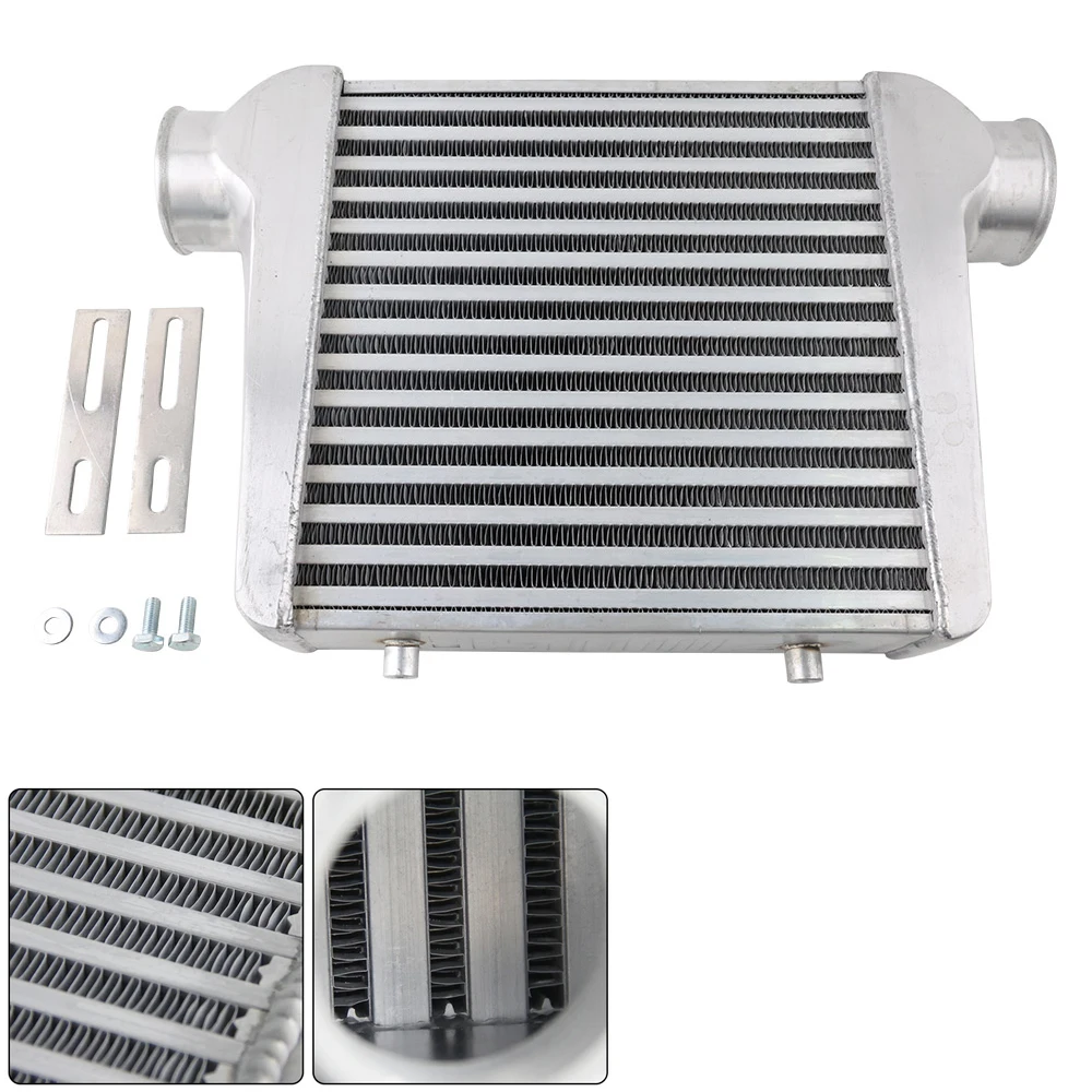 Aeroflow AF90-1002BLK Intercooler negro 280 x 300 x 76 mm - imagen 4