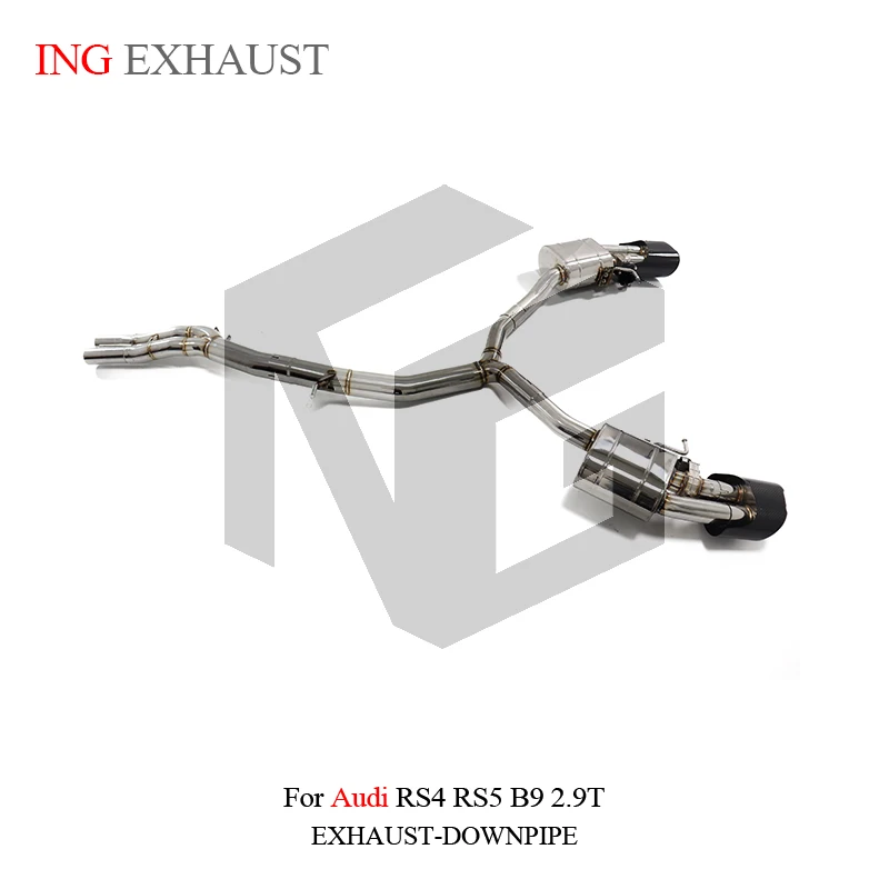 InG Catback de escape de acero inoxidable para Audi RS4 RS5 2.9T silenciador de válvula de coche - imagen 3