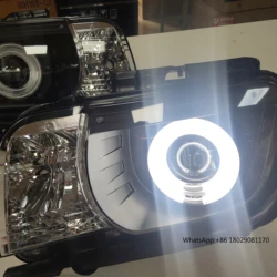 Carcasa faro delantero negra para Chevrolet Camaro 2010-2011