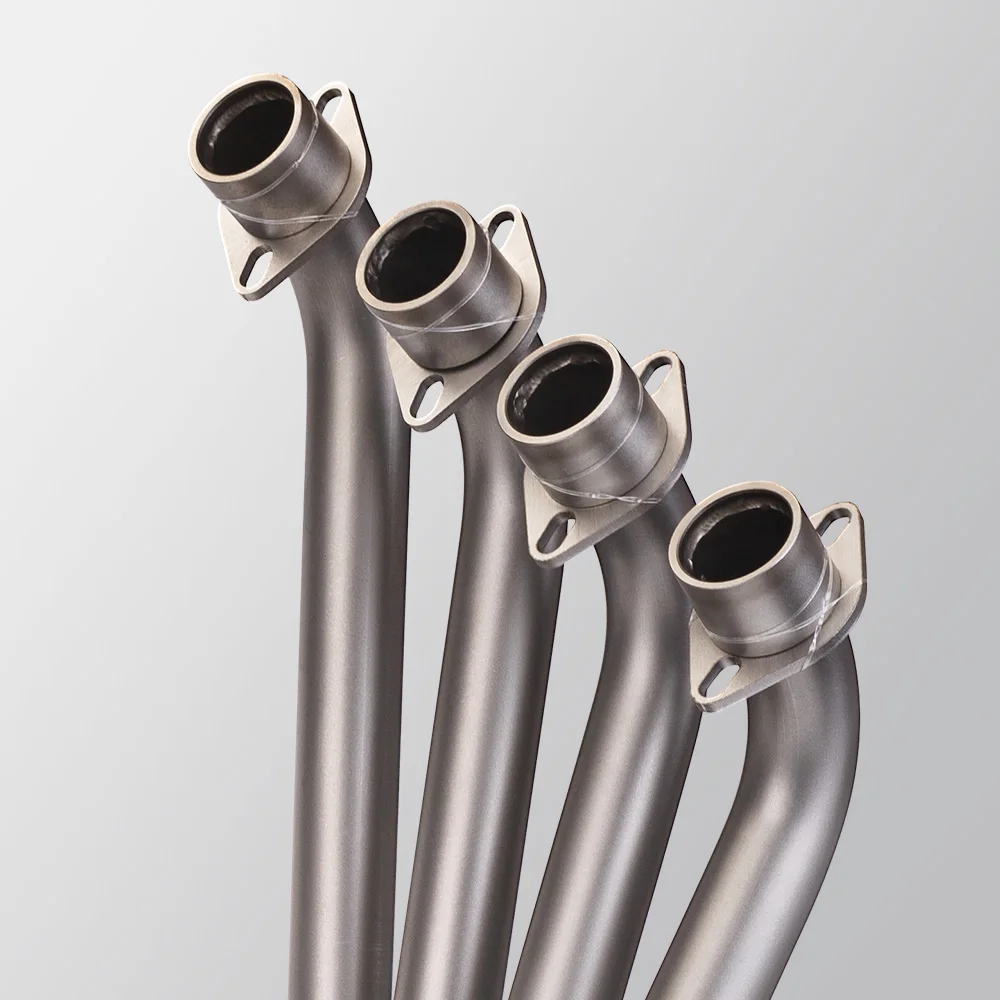 Tubo de enlace frontal deslizante para Escape de motocicleta - imagen 5