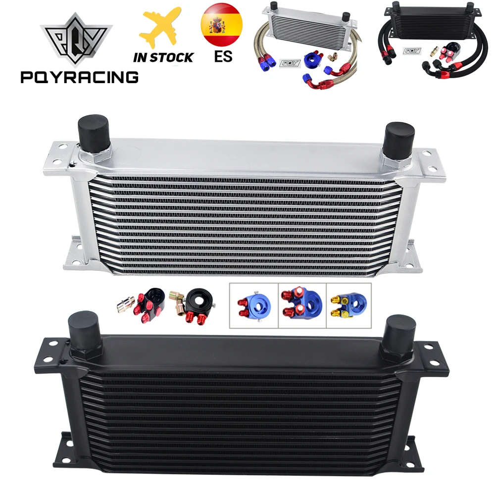 Kit enfriador de aceite PQY universal AN10 con manguera trenzada