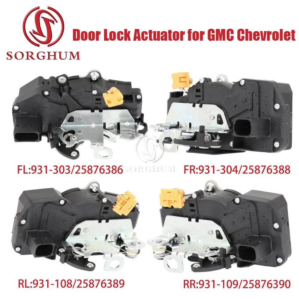 SORGHUM 931-304/931-303 Actuador de cierre de puerta GMC Sierra Tahoe