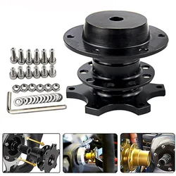 Cubo de volante rápido universal – Adaptador aluminio 6 orificios