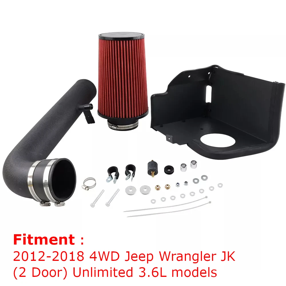 10550A Kit de admision de aire frio para Jeep Wrangler JK 3.6L V6