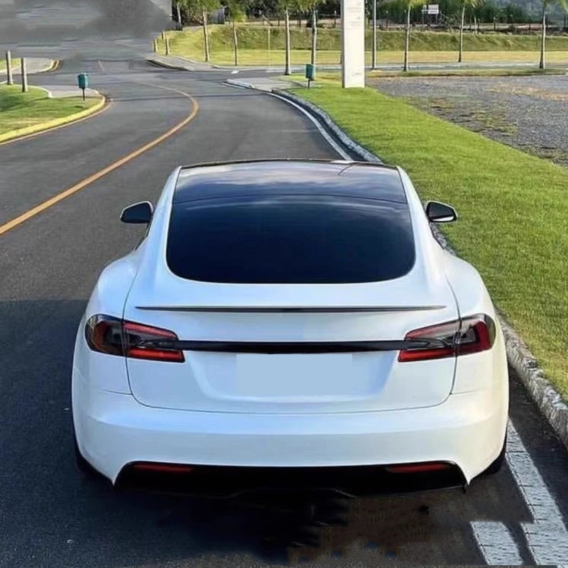 Alerón trasero de fibra de carbono para Tesla Model S - imagen 5