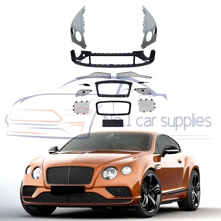 Kit paragolpes GT con rejilla Bentley Continental GT 2016-2022 - imagen 3