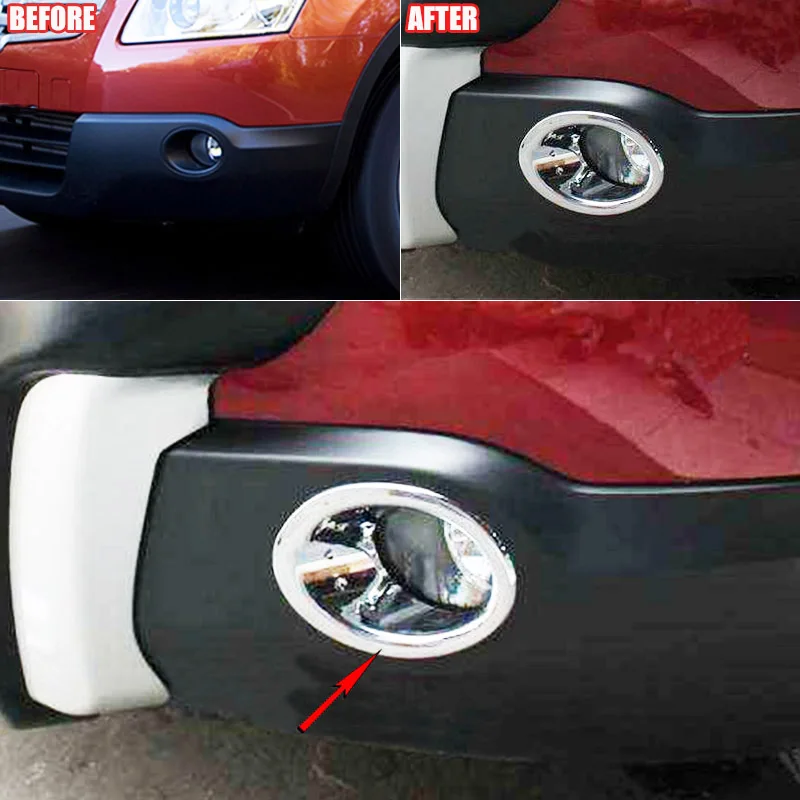 Embellecedor cromado antiniebla delantero Nissan Qashqai J10 2007-2009 - imagen 4