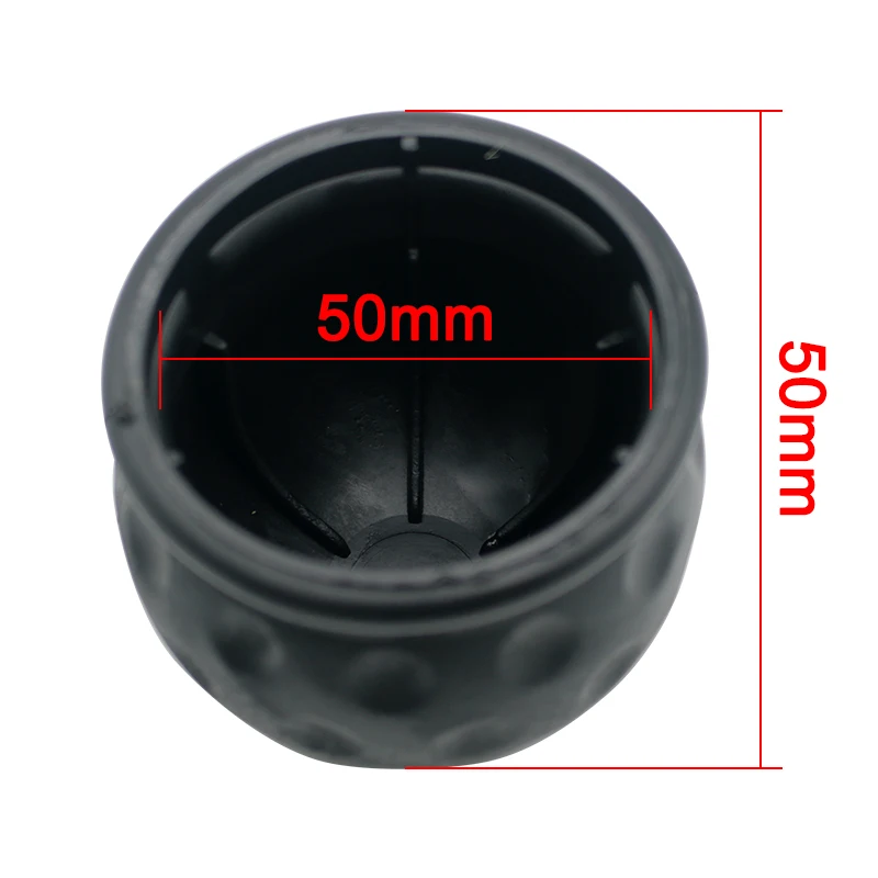 Tapa universal negra de goma para bola de remolque de 50 mm - imagen 2