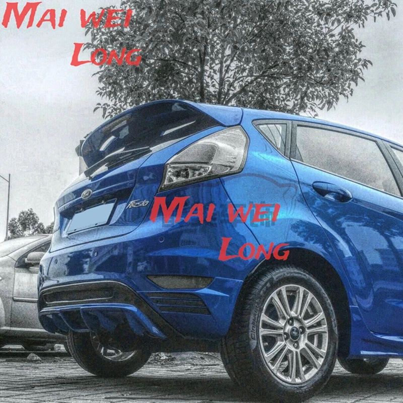 Labio difusor trasero ST ABS mate Ford Fiesta MK7 2008-2013 alerón - imagen 3