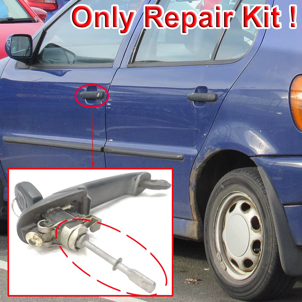 Kit reparación bombín cerradura puerta delantera VW Polo 6N y SEAT Ibiza 6K - imagen 4
