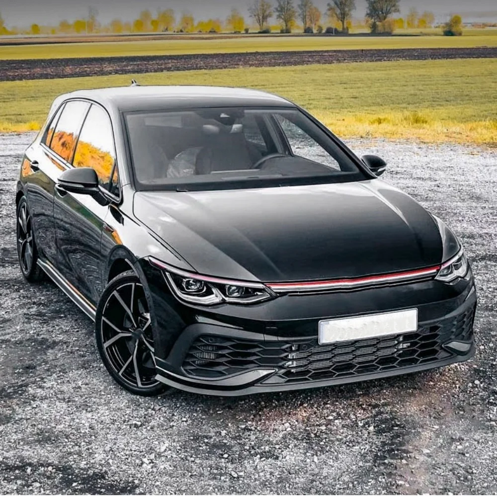 Kit rejilla delantera sin pintar VW Golf 8 para parachoques - imagen 4