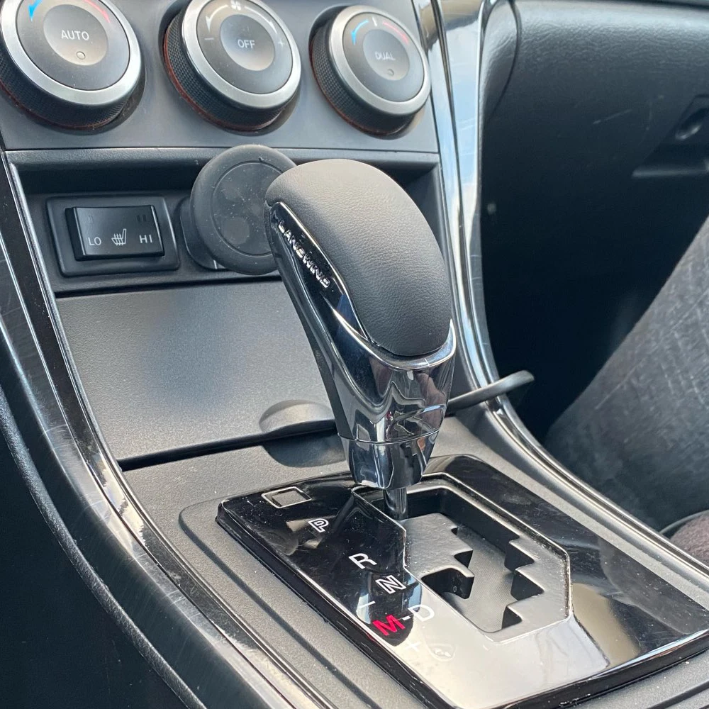 Perilla palanca de cambios en cuero para Mazda 3 5 6 8 CX-5 CX-7 CX-9 - imagen 5