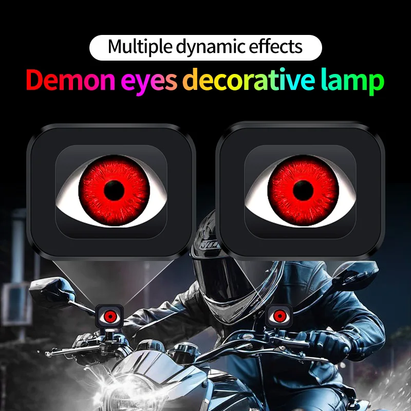 Luces LED Devil Eye externas para espejo retrovisor – coche eléctrico - imagen 4
