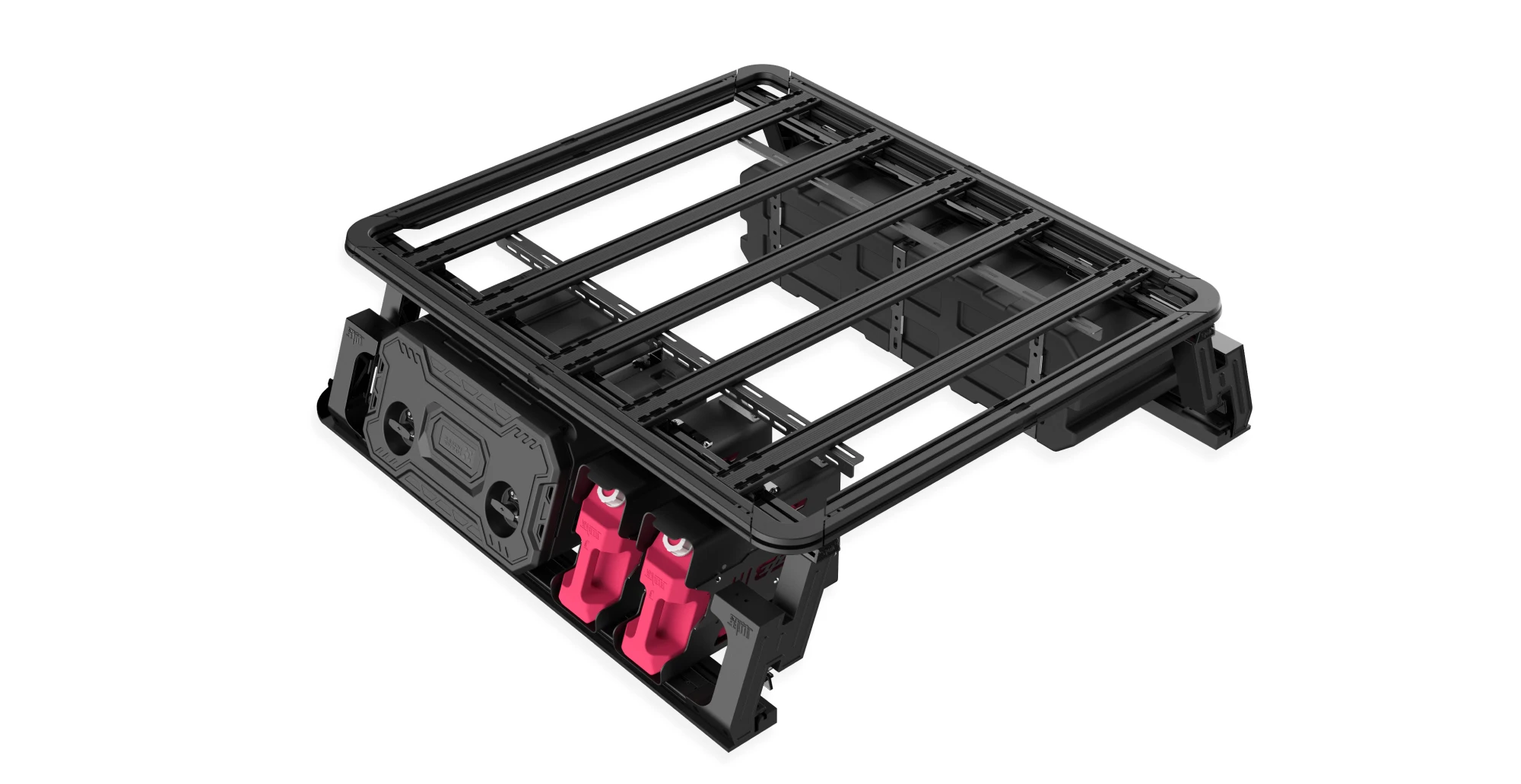 Barra antivuelco de aluminio para camioneta 4x4 con sistema de carga - imagen 3